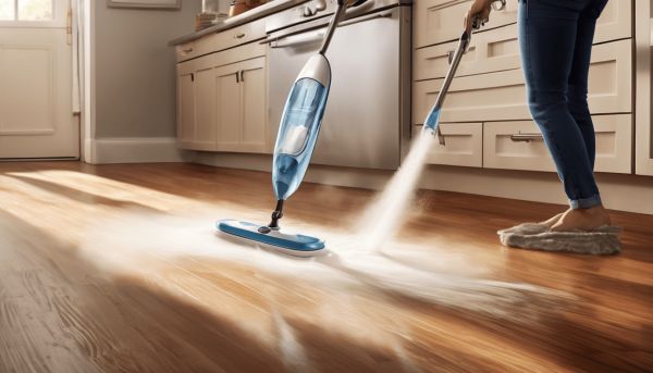 Is it safe to use a steam mop on hardwood floors?